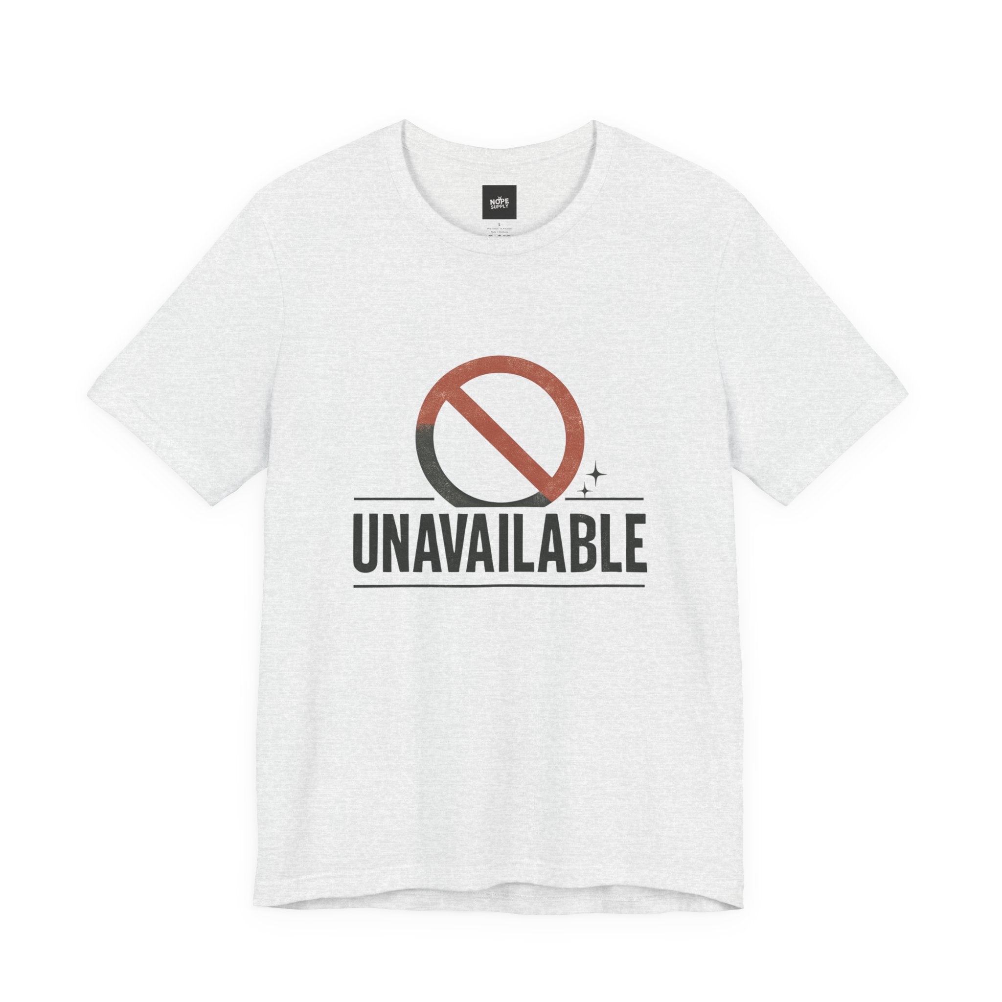 Unavailable Tee — Graphic Unavailable Symbol T-Shirt
