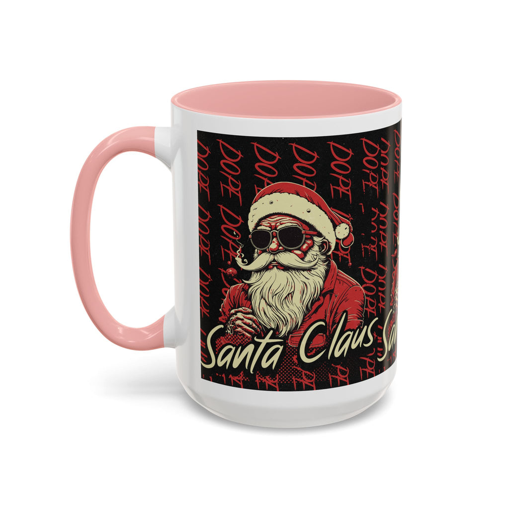 Santa Claus Dope Coffee Mug — Retro Cool Santa Accent Mug (11/15oz)