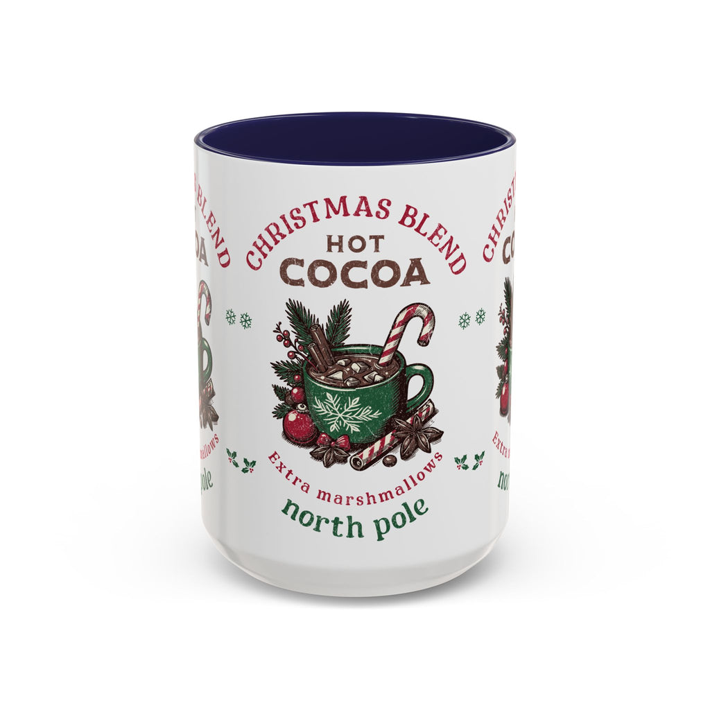 Christmas Blend Hot Cocoa Coffee Mug — North Pole Holiday Cocoa Gift (11/15oz)