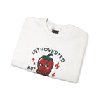 Introverted But Spicy Sweatshirt — Cute Chili Pepper Graphic Crewneck