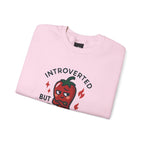 Introverted But Spicy Sweatshirt — Cute Chili Pepper Graphic Crewneck