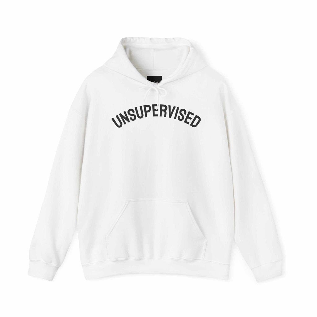  hoodies for men and women UNSUPERVISED HoodieComfy, oversized, zero rules. No supervision requiered. Product features- 50% cotton, 50% polyester for a strong and smooth fabric- Adjustable hood with drawstringNOPE SUPPLY