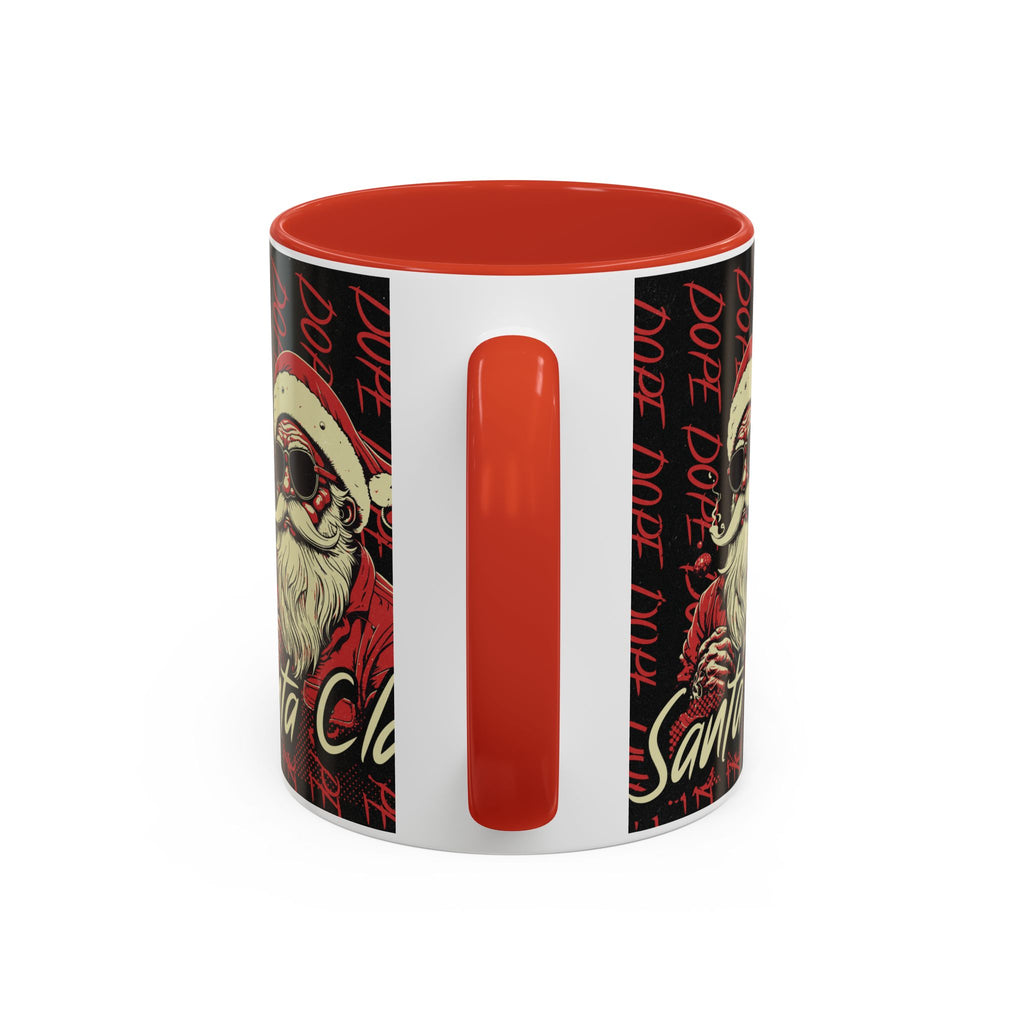 Santa Claus Dope Coffee Mug — Retro Cool Santa Accent Mug (11/15oz)