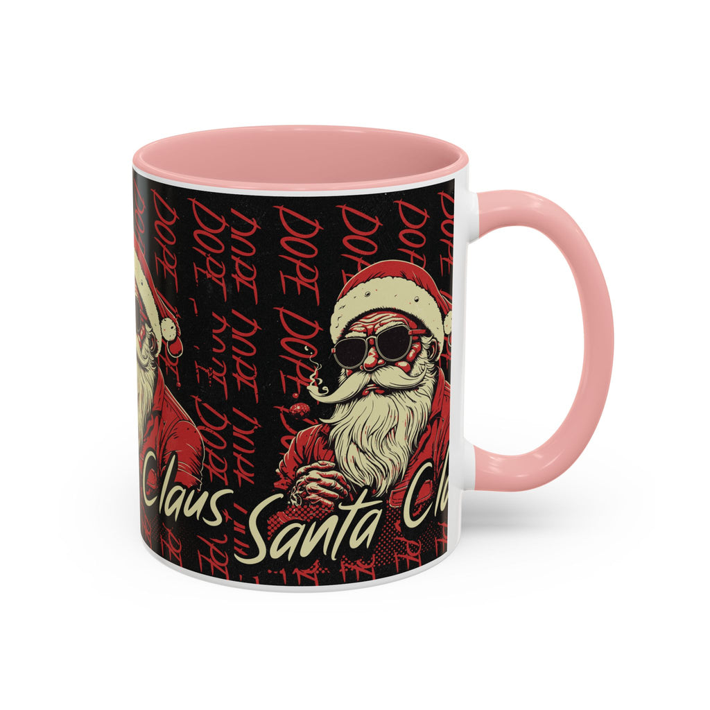 Santa Claus Dope Coffee Mug — Retro Cool Santa Accent Mug (11/15oz)
