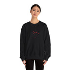 Crewneck Sweatshirt — "Zero Patience, Full Attitude" Skull Graphic