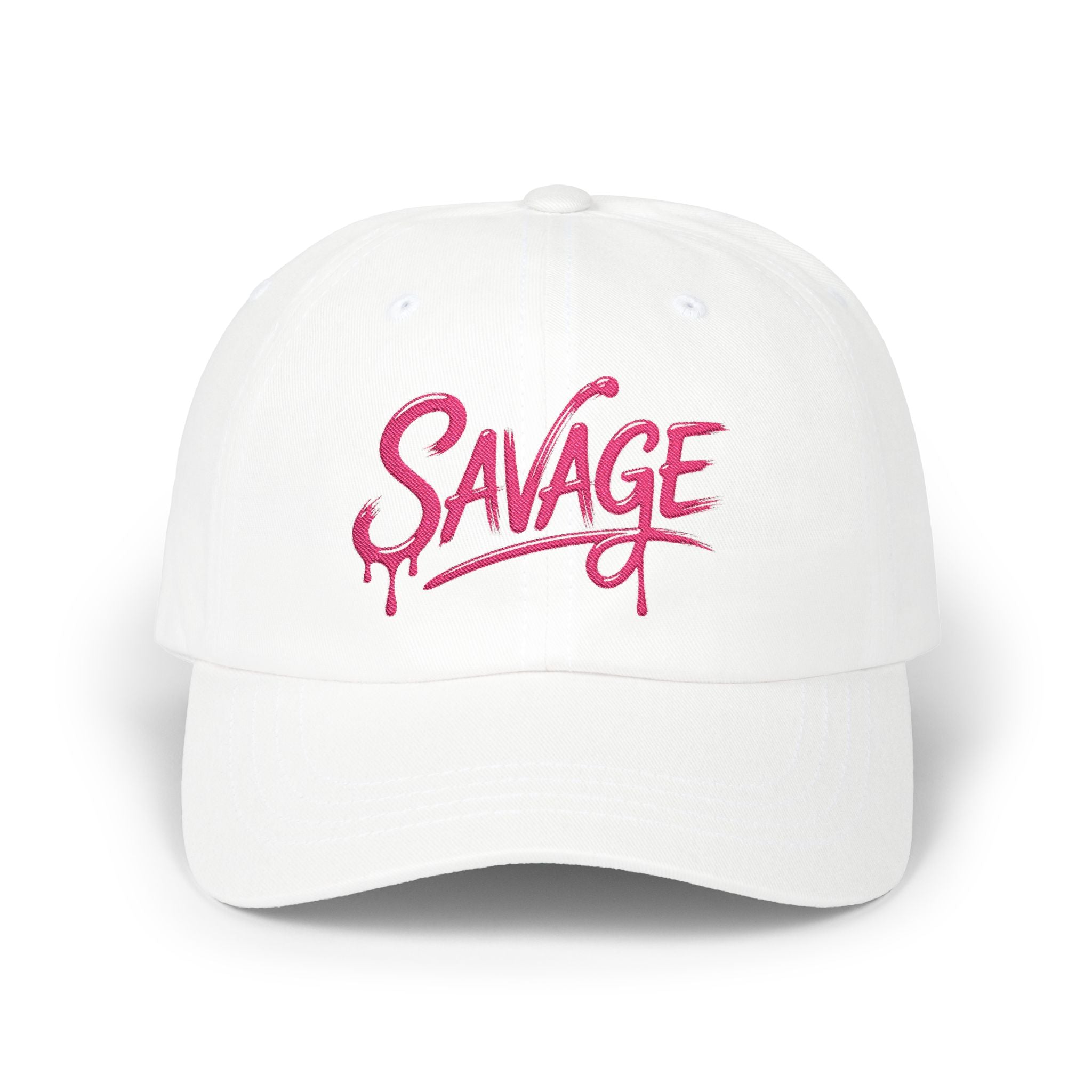 Savage Pink Drip Dad Cap