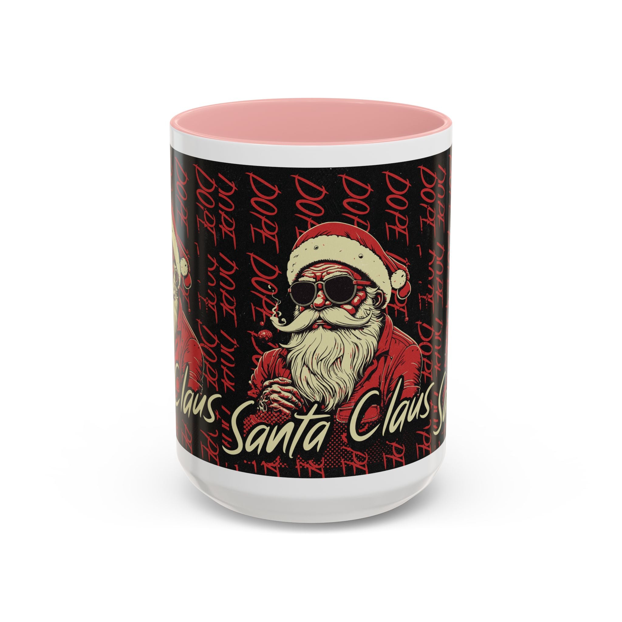 Santa Claus Dope Coffee Mug — Retro Cool Santa Accent Mug (11/15oz)