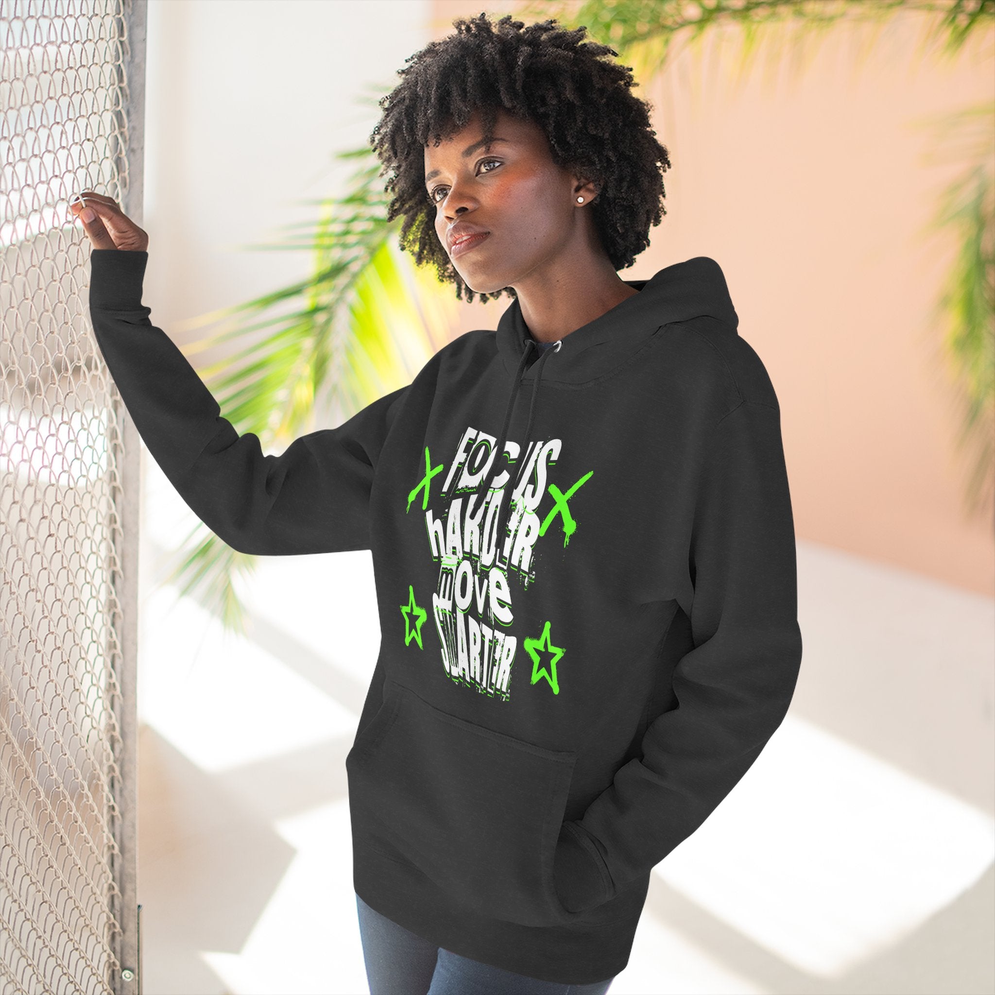 Focus Harder Move Smarter Hoodie