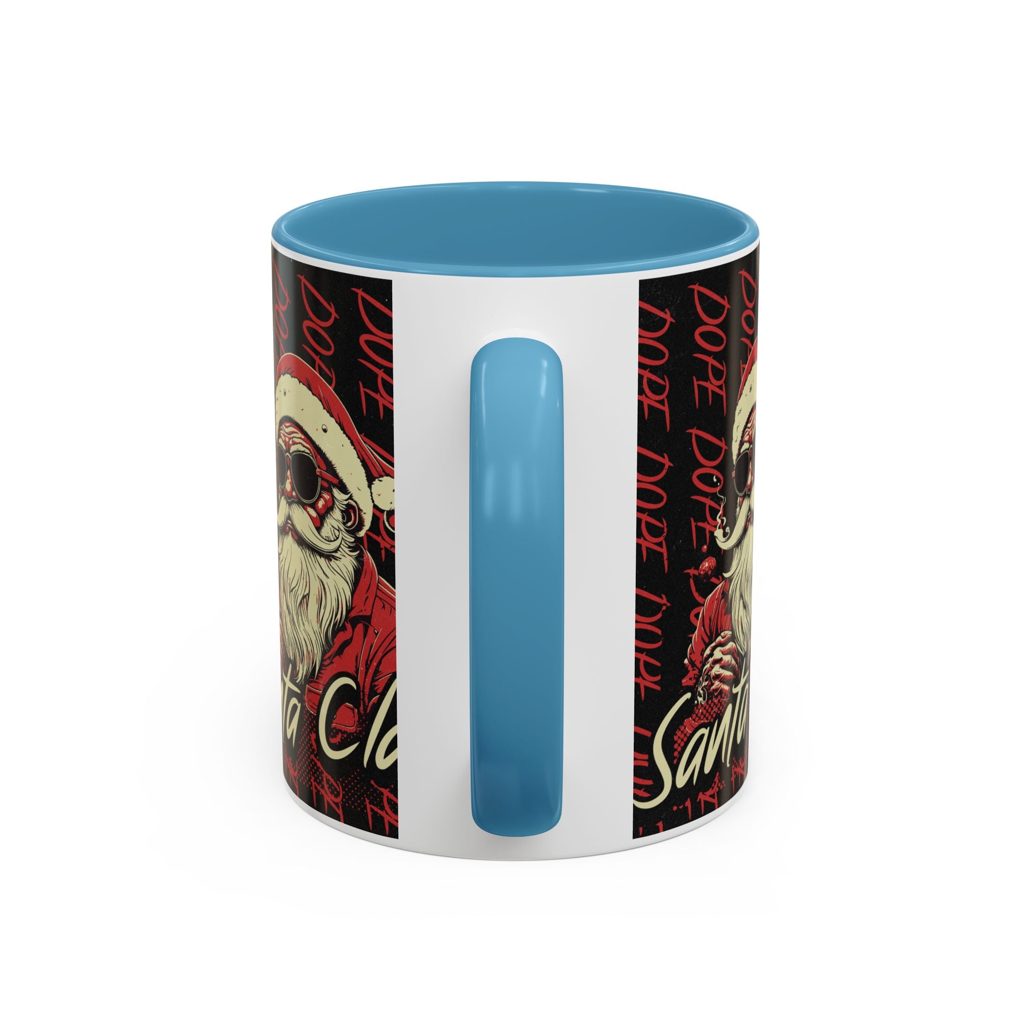 Santa Claus Dope Coffee Mug — Retro Cool Santa Accent Mug (11/15oz)