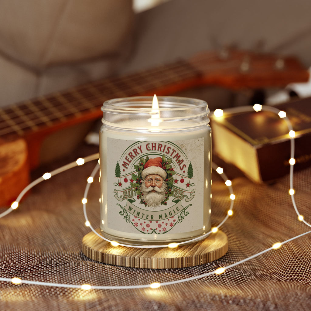Christmas Santa— Scented Wax Candle (4oz & 9oz)