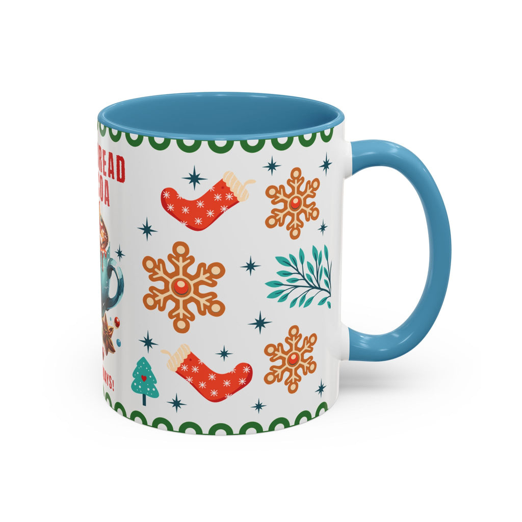 Gingerbread & Cocoa Holiday Coffee Mug — Festive Winter Hot Cocoa Design (11/15oz)