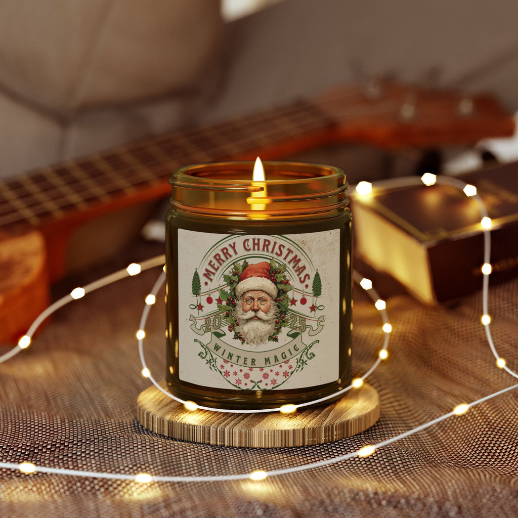 Christmas Santa— Scented Wax Candle (4oz & 9oz)