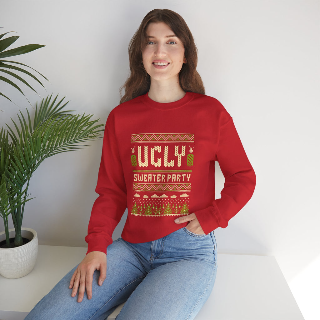 Ugly Sweater Party Christmas Crewneck Sweatshirt