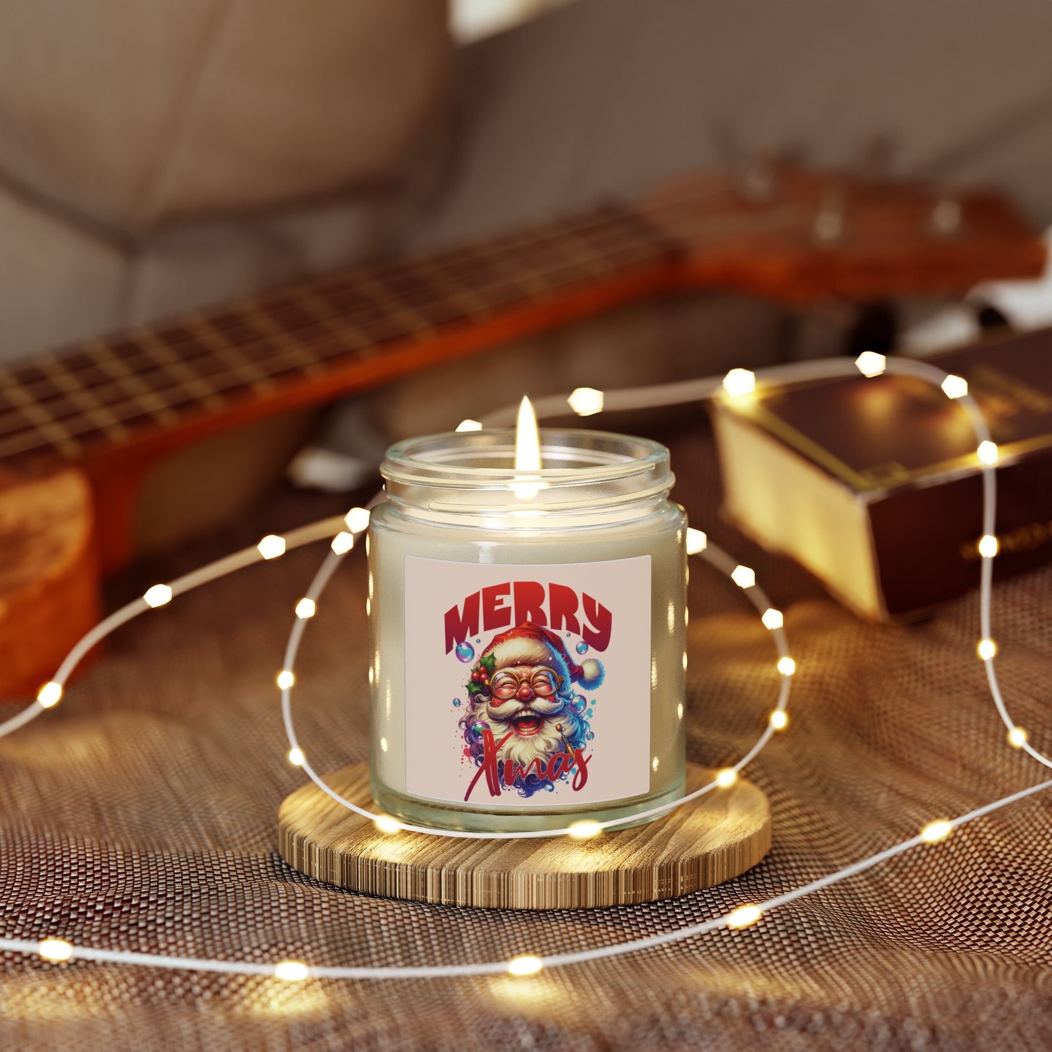 Christmas Santa Candle — Scented Jar (4oz & 9oz)
