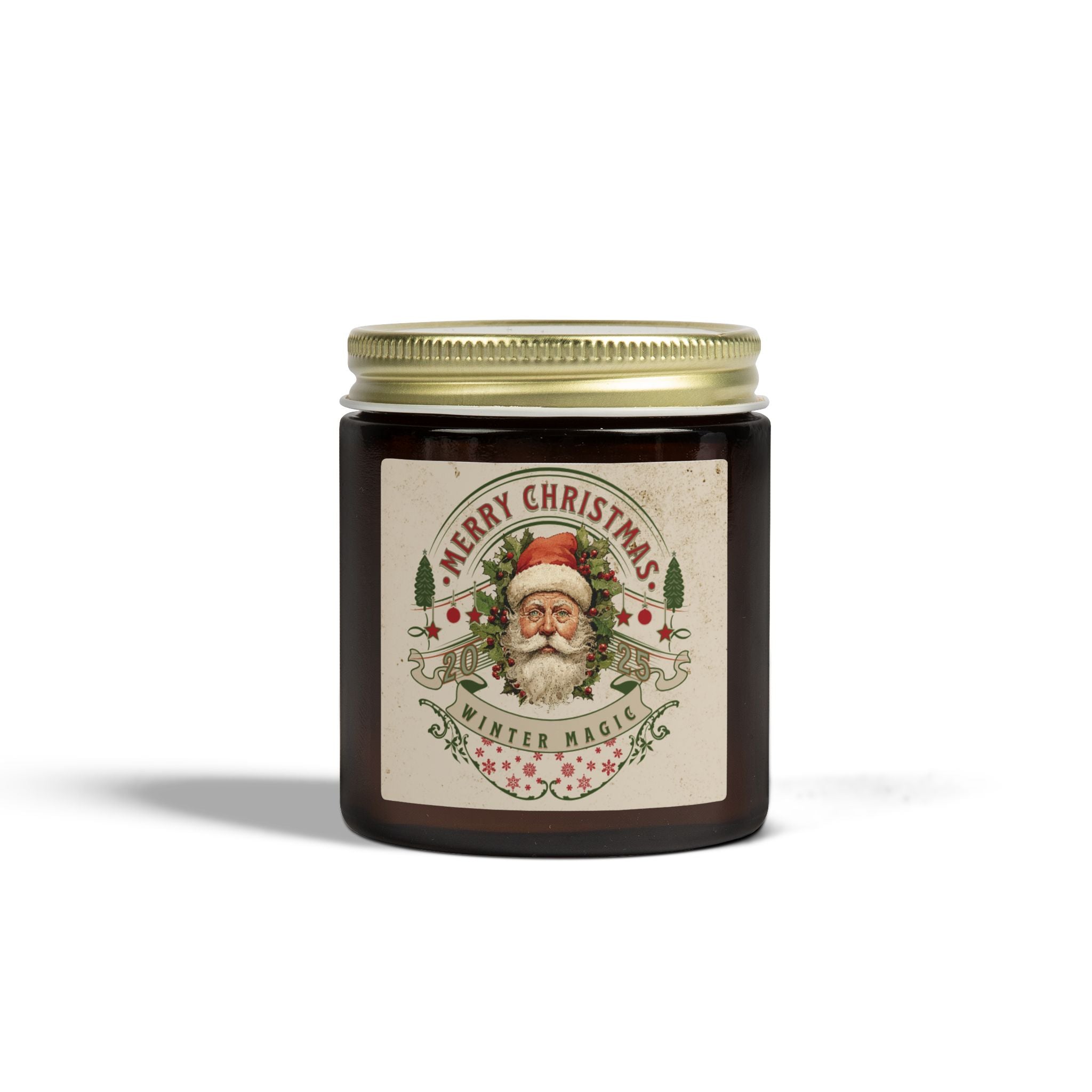 Christmas Santa— Scented Wax Candle (4oz & 9oz)