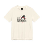 "Zero Patience, Full Attitude" Skull Tee — Graphic Attitude T-Shirt