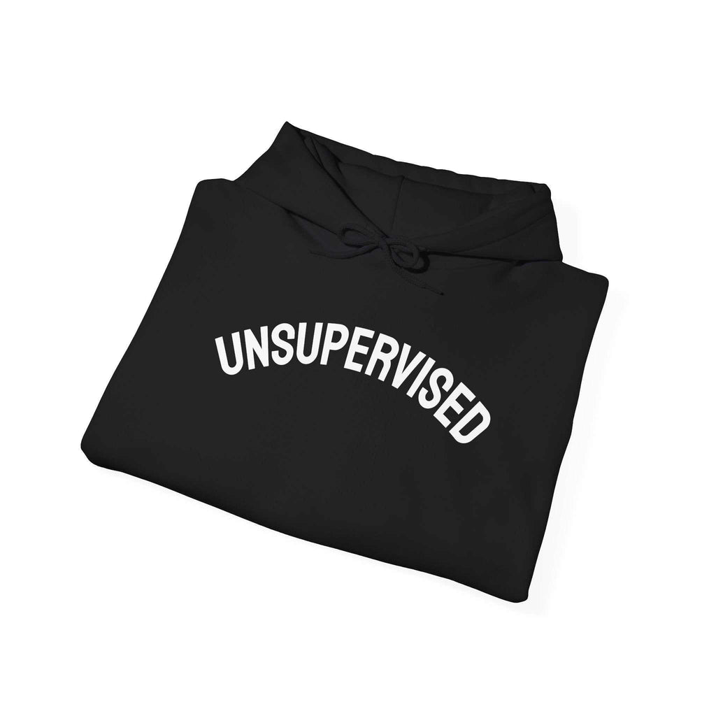 hoodies for men and women UNSUPERVISED HoodieComfy, oversized, zero rules. No supervision requiered.Product features- 50% cotton, 50% polyester blend for strength and smoothness- Adjustable hood with drawstringNOPE SUPPLY