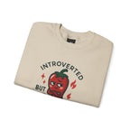 Introverted But Spicy Sweatshirt — Cute Chili Pepper Graphic Crewneck