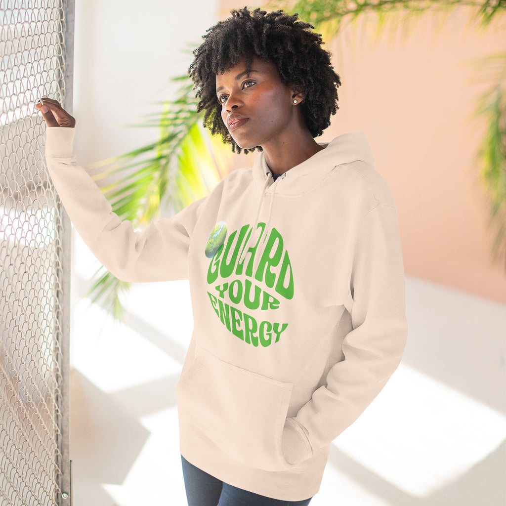 Guard Your Energy Hoodie — Positive Vibes Graphic Pullover