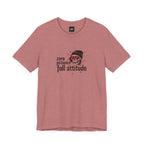 "Zero Patience, Full Attitude" Skull Tee — Graphic Attitude T-Shirt