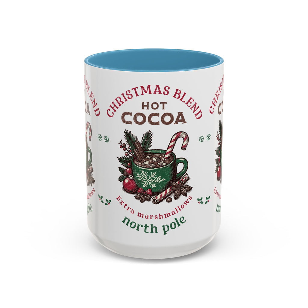 Christmas Blend Hot Cocoa Coffee Mug — North Pole Holiday Cocoa Gift (11/15oz)