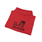 "Zero Patience, Full Attitude" Hoodie — Bold Graphic Quote Sweatshirt