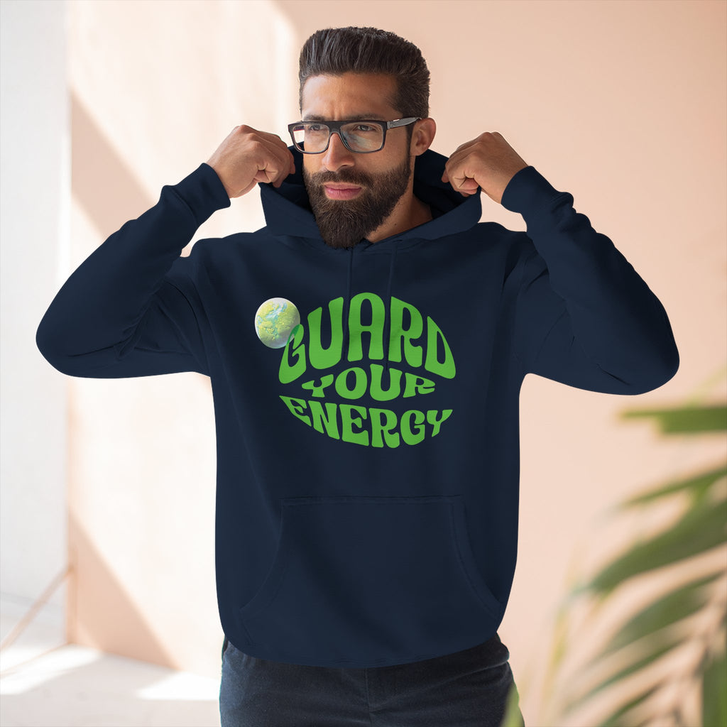 Guard Your Energy Hoodie — Positive Vibes Graphic Pullover
