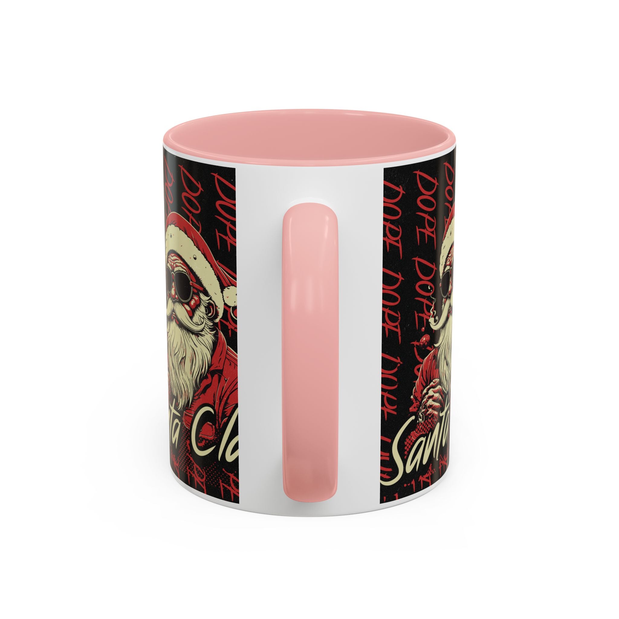 Santa Claus Dope Coffee Mug — Retro Cool Santa Accent Mug (11/15oz)